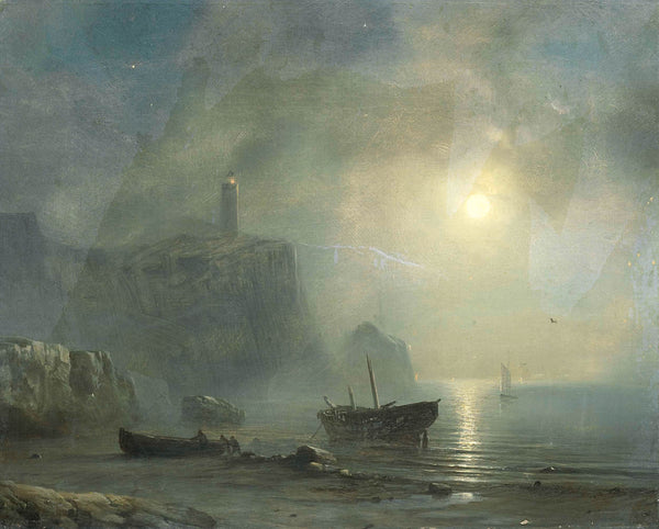 unknown-1830-view-of-a-rocky-coast-at-moonlight-art-print-fine-art-reproduction-wall-art-id-alicjmt4i