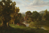 Džordžs Inness-1849-vecās dzirnavas-art-print-fine-art-reproduction-wall-art-id-alk780yds
