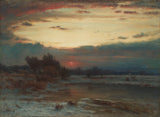 喬治·因尼斯-1866-a-冬季天空藝術印刷品美術複製品牆藝術 id-allcqgfc1