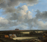 jacob-van-ruisdael-1675-widok-haarlem-z-wybielającym terenem-drukiem-reprodukcja-dzieł sztuki-sztuka-ścienna-id-alpdovkgc