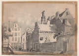 Adrianus-eversen-1828-阿姆斯特丹街道上的脸-艺术印刷品-精美艺术-复制品-墙艺术-id-alq2geyya
