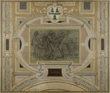 皮埃尔·维克多·加兰-1890-市政厅行业大厅创始人艺术印刷品美术复制品墙艺术草图