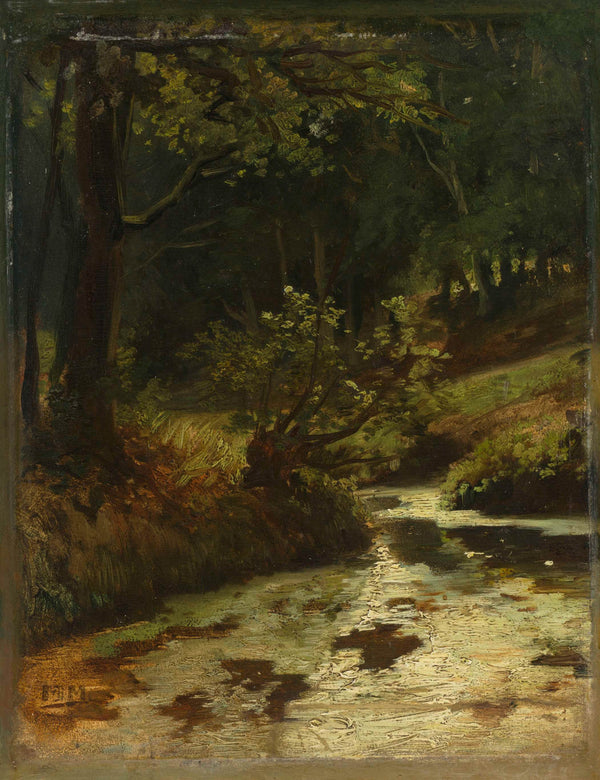 matthijs-maris-1860-brook-in-the-woods-near-oosterbeek-art-print-fine-art-reproduction-wall-art-id-alqy0e2dm