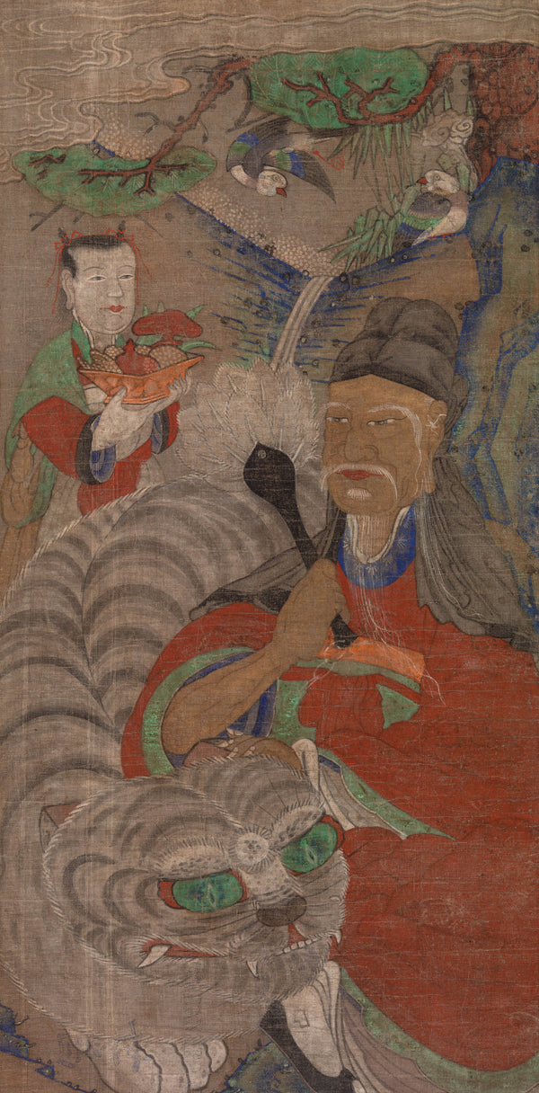 unknown-sage-with-tiger-art-print-fine-art-reproduction-wall-art-id-alrag2025