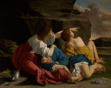 orazio-gentileschi-1622-parti-og-hans-døtre-kunsttryk-fin-kunst-reproduktion-vægkunst-id-alrp5i3iu