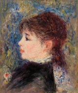 pierre-auguste-renoir-1877-jovem-mulher-com-garota-rosa-na-rosa-impressão-de-arte-reprodução-de-belas-artes-arte-de-parede-id-als0cn2u6