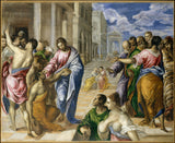 埃尔格雷科1570基督治愈盲艺术印刷精美的艺术复制品墙艺术id al71uodm