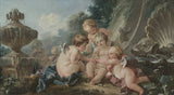 francois-boucher-1740-amorki-w-konspiracji-druk-sztuka-reprodukcja-dzieł sztuki-sztuka-ścienna-id-alskhtl35