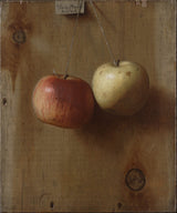de-scott-Evans-1890-to-hengende-epler-art-print-fine-art-gjengivelse-vegg-art-id-altacnkda
