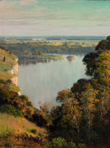 frederick-oakes-sylvester-the-river-s-golden-dream-art-print-fine-art-reprodukcja-wallart-id-altps9cij
