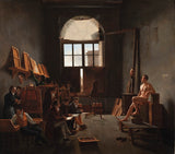 leon-matthieu-cochereau-1814-die-ateljee-van-jacques-louis-david-kunsdruk-fynkuns-reproduksie-muurkuns-id-altxsx3ix