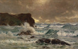 George-butler-1903-en-tung-sjø-og-Moeraki-art-print-kunst--gjengivelse-vegg-art-id-alubfkjnb
