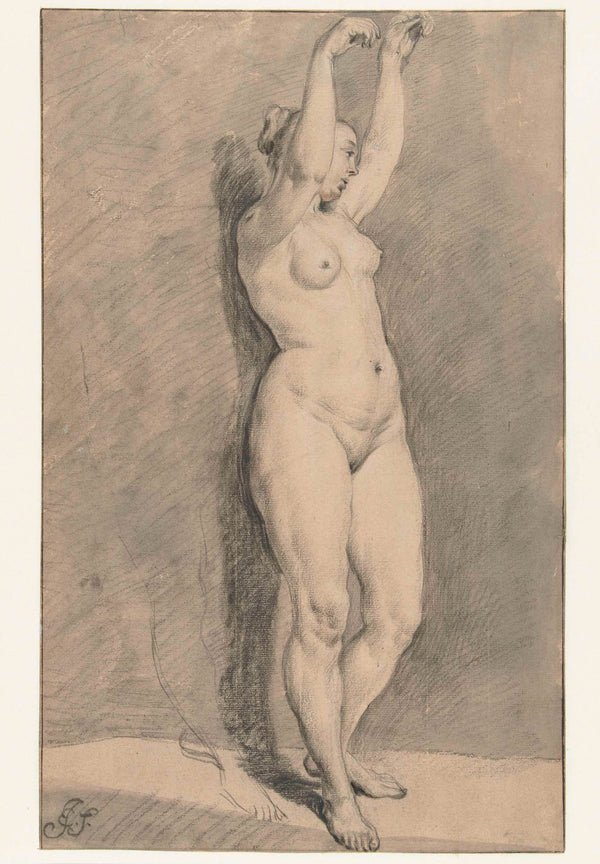 unknown-1600-standing-female-nude-art-print-fine-art-reproduction-wall-art-id-alupehu1p