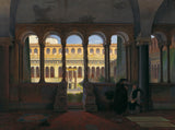 leo-von-klenze-1846-the-cloister-of-john-lateran-in-rome-art-print-fine-art-reproduction-wall-art-id-alus38y8n