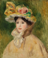 Pierre-Auguste-Renoir-žena-s-capeline-femme-a-la-capeline-art-print-likovna-reprodukcija-zid-art-id-aluzx3spa