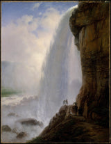 Ferdinand-Richardt-1862-under-Niagara-falls-art-print-kunst--gjengivelse-vegg-art-id-alwcf991i