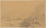 andreas-schelfhout-1797-rocky-seacoast-art-print-fine-art-reprodukcija-wall-art-id-alwfs0h3o