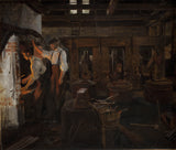 康斯坦丁漢森 - 海勒貝克舊錘磨坊的內部藝術印刷品美術複製品牆藝術 id-alwv6i9yp