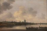 Jan-ван-goyen-1646-изглед-на-на-град-на-Арнем-арт-печат-фино арт-репродукция стена-арт-ID-alxk8i5s6