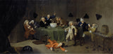 William Hogarth - 1732-a-midnight-moderný konverzácia-art-print-fine-art-reprodukčnej-wall-art-id-alyiyevvp