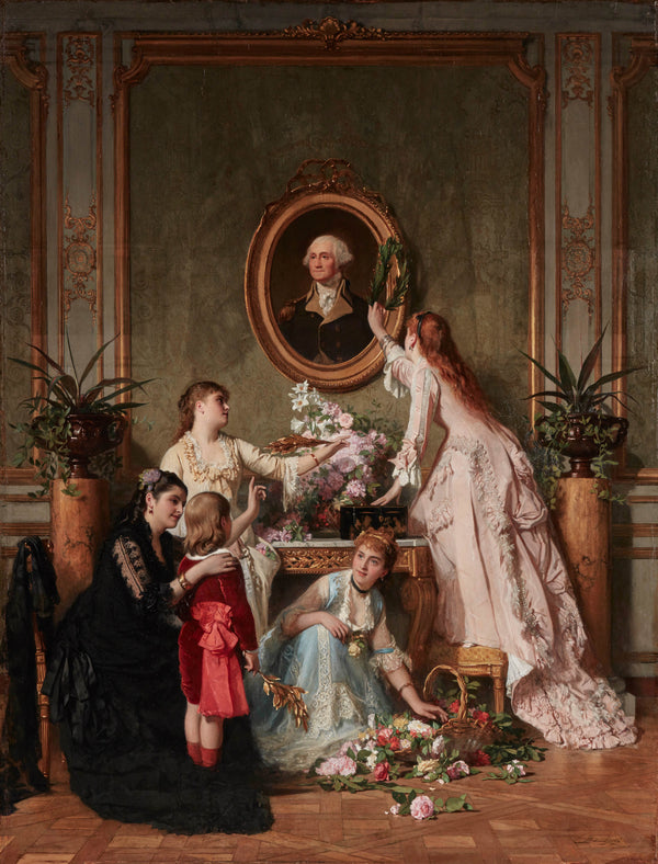 charles-baugniet-1878-washingtons-birthday-art-print-fine-art-reproduction-wall-art-id-alyklmplp