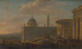 jacob-van-der-ulft-1650-vista-della-citta-italiana-stampa-d'arte-riproduzione-d'arte-wall-art-id-alynh48nj