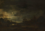 aert-van-der-neer-1630-phong cảnh-by-moonlight-art-print-fine-art-reproduction-wall-art-id-alyvr6hua