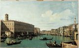 il-canaletto-1725-从里亚托桥看到的大运河艺术印刷品美术复制品墙壁艺术