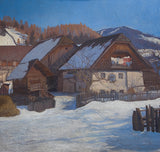 friedrich-beck-1914-kmečka hiša-umetniški-tisk-fina-umetniška-reprodukcija-stenska-umetnost-id-alz1asgd9