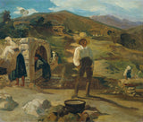 卡尔-拉赫尔1850-意大利乡村艺术打印精细艺术复制墙艺术ID-Alzd6il6g