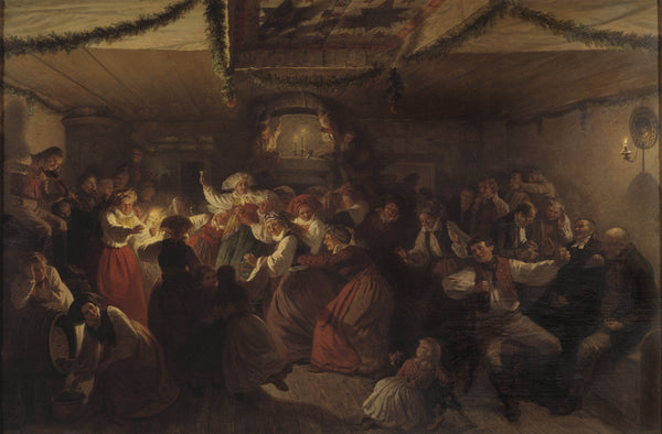 wilhelm-wallander-1857-a-wedding-party-from-vingaker-art-print-fine-art-reproduction-wall-art-id-alzz0kf2a