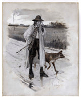 georges-antoine-rochegrosse-1886-and-a-bear-art-print-fine-art-reproduction-wall-art