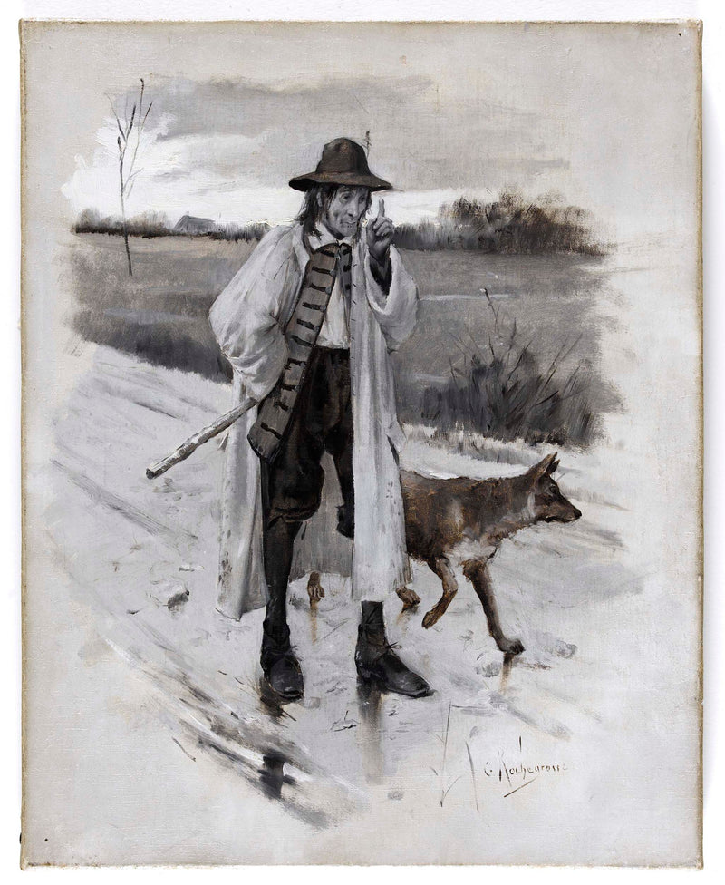 georges-antoine-rochegrosse-1886-and-a-bear-art-print-fine-art-reproduction-wall-art