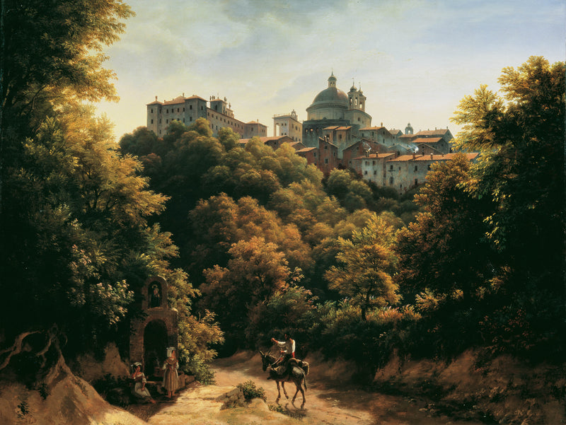 johann-heinrich-schilbach-1842-view-of-ariccia-art-print-fine-art-reproduction-wall-art-id-am0qi22fs