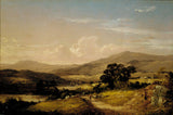 大卫·约翰逊（David Johnson）1856年在新罕布什尔州新斯科普湖附近的艺术印刷品精美的艺术复制品墙艺术ID am1bzapj4
