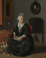 ludolf-bakhuysen-1693-anna-de-hooghe-1645-1717-malarze-czwarta-żona-druk-reprodukcja-dzieł sztuki-sztuka-ścienna-id-am1idiimf