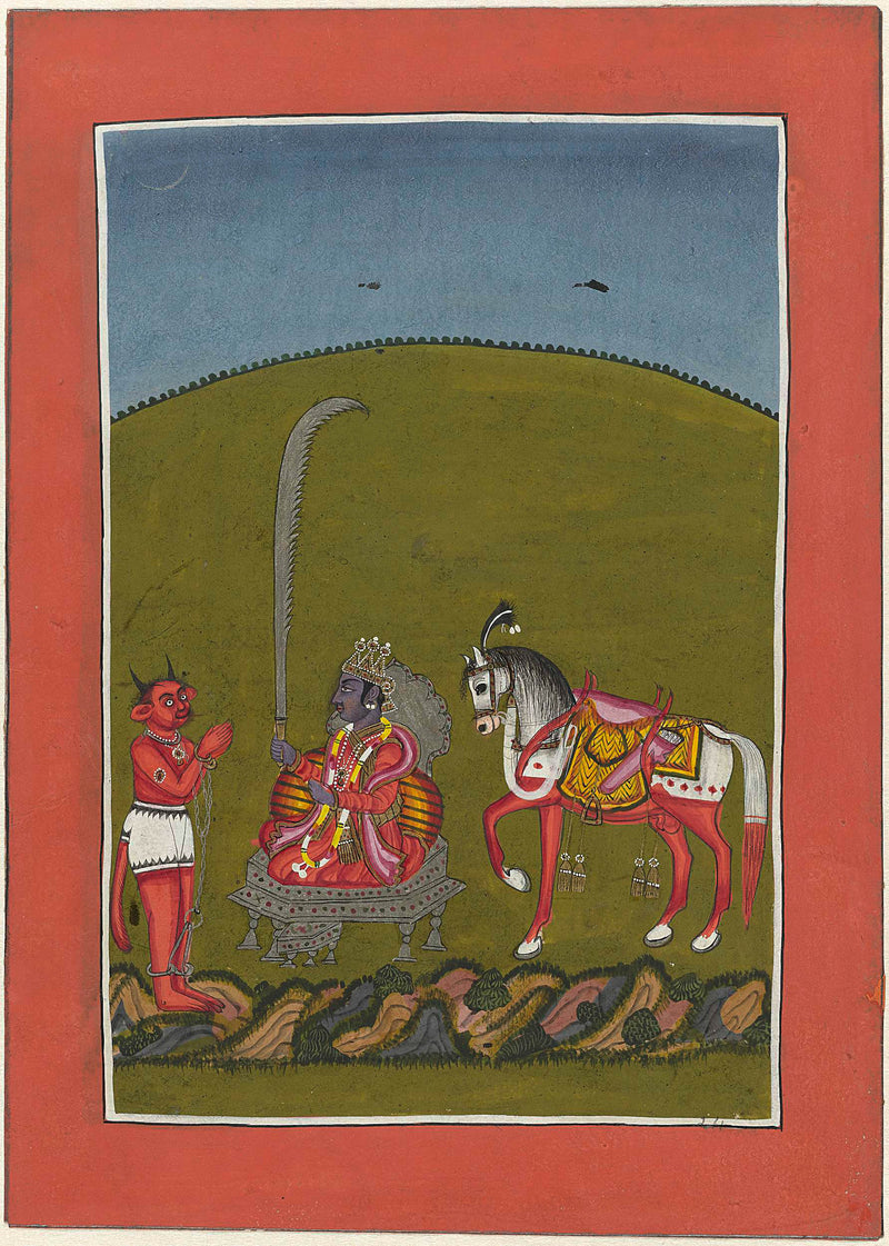 unknown-1925-kalki-the-future-incarnation-of-vishnu-art-print-fine-art-reproduction-wall-art-id-am28iy87q