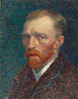 文森特·梵·高1887年的自画像艺术打印精细艺术复制墙艺术id-am33hc7ex