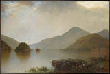 约翰·弗雷德里克·肯塞特（John-Frederick-kensett）1869年，湖乔治艺术印刷精美的艺术复制品墙艺术ID-am35l41lo