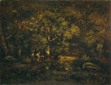 纳西斯·维吉尔·迪亚兹·德·拉·佩纳-1871-枫丹白露森林-艺术印刷-精美艺术-复制品-墙艺术-id-am3mufczj