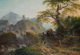 gerard-van-nijmegen-1790-гірський-пейзаж-поблизу-Дюссельдорф-мистецтво-друк-витончене-художнє-репродукція-стіна-арт-id-am3vjs74y