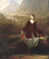 华盛顿·奥尔斯顿1831，西班牙女孩，在尊贵的艺术印刷中，精美的​​艺术复制品，墙壁艺术ID，am4fch6pj