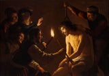 杰拉德·范·洪索斯特1620-基督艺术印刷的嘲笑-精细艺术复制品-墙-艺术-id-am4prgma9