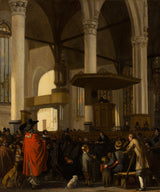 emanuel-de-witte-1654-the-oude-kerk-in-amsterdam-podczas-serwisu-druk-artystyczny-reprodukcja-sztuki-sztuki-sciennej-id-am4qm6req