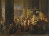 埃格隆-隆德格倫-1847-在羅馬克里斯蒂語料庫盛宴上的遊行-藝術印刷品-精美藝術-複製品-牆藝術-id-am5n5jd82
