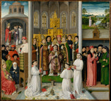 聖奧古斯丁大師 1490 年河馬聖奧古斯丁生活場景場景藝術印刷美術複製品牆藝術 id am5xyvpl2