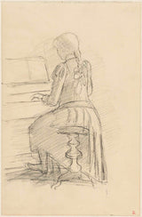 jozef-israels-1900-meisje-speelt-piano-art-print-fine-art-reproductie-muurkunst-id-am69z3601