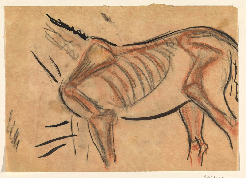 leo-gestel-1891-sheet-with-sketch-of-a-horse-art-print-fine-art-reproduction-wall-art-id-am7u1a01s