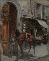 喬瓦尼·博爾迪尼-1879-調度承載者藝術印刷美術複製品牆藝術 id am8qavjnk