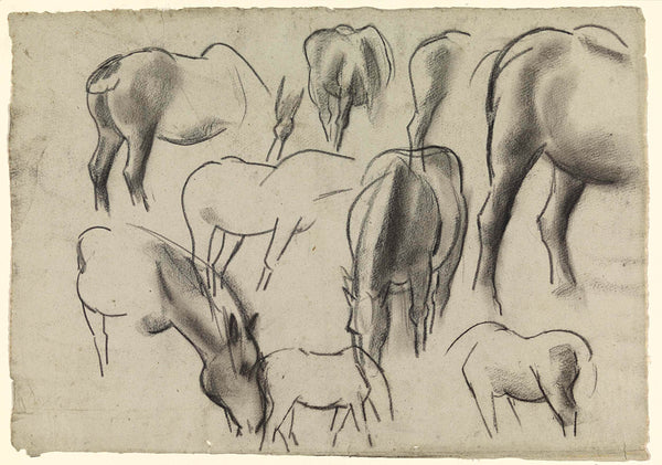 leo-gestel-1891-sketch-journal-with-several-studies-of-horses-art-print-fine-art-reproduction-wall-art-id-amaqh9msz